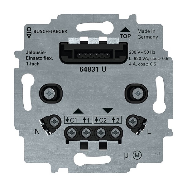 Busch-Jaeger 64831 U Jalousie-Einsatz flex 1-fach 2CKA006400A0095