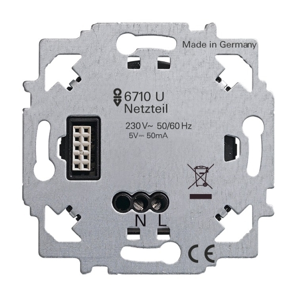 Busch-Jaeger 6710 U Netzteil-Einsatz ZigBee Light Link zur Versorgung von Bedienelementen 2CKA006710A0001