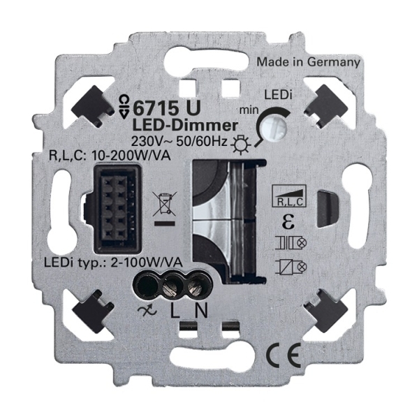 Busch-Jaeger 6715 U LED-Dimmer-ZigBee Light Link zum Dimmen elektri. Lasten per Funk 2CKA006710A0003