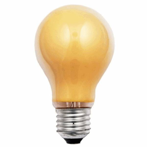 Scharnberger + Hasenbein 40242 farbige Glühlampe E27 AGL 15 Watt gelb