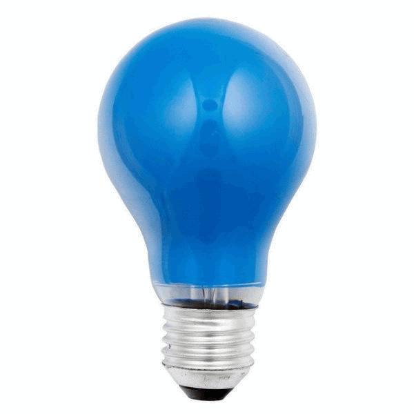 Scharnberger + Hasenbein 40243 farbige Glühlampe E27 AGL 15 Watt blau