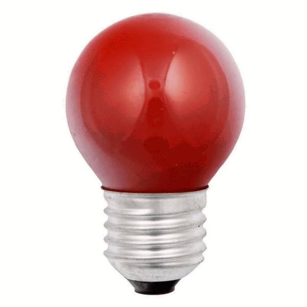 Scharnberger + Hasenbein 40275 farbige Glühlampe E27 Tropfen 25 Watt rot