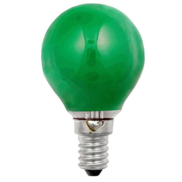 Scharnberger + Hasenbein 40266 farbige Glühlampe E14 Tropfen 25 Watt grün