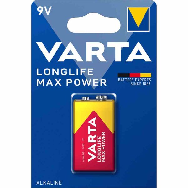Varta 4722 Batterie Longlife MaxPower E E-Block 6LR61 Al-Mn