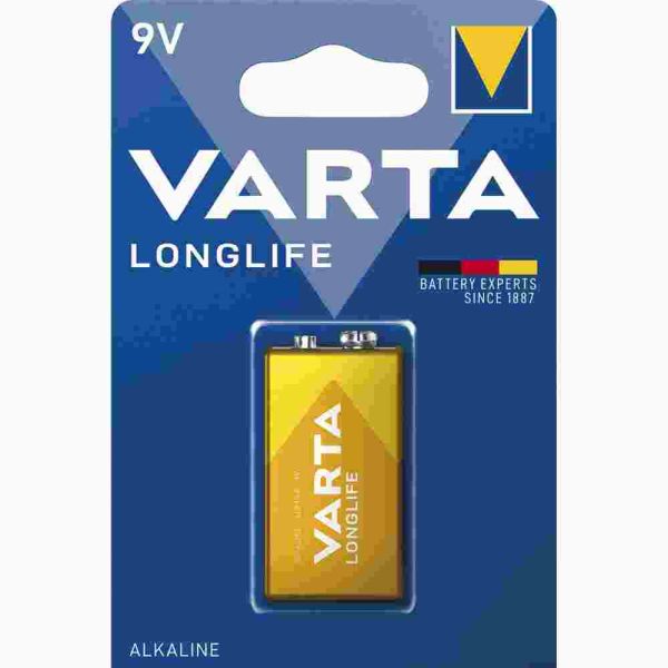 Varta 4122 Batterie Longlife E E-Block 6LR61 Al-Mn 10 Stück