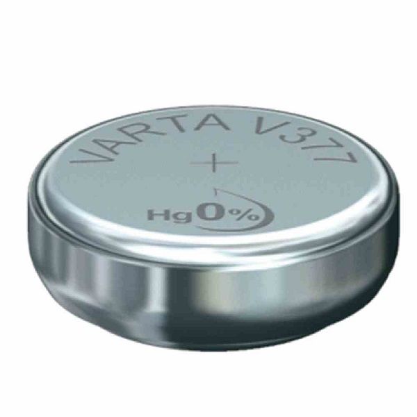 Varta V 377 Uhren-Batterie 1,55V/21mAh/Silber 10 Stück