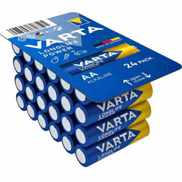 Varta 4906 Batterie Longlife Power AA Mignon LR6 Al-Mn 24 Stück