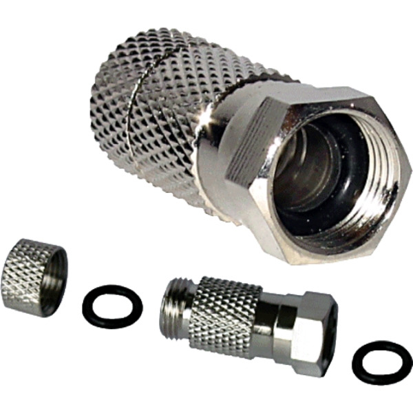 Kreiling F 7 TWGG Metall-Aufdrehstecker 7mm wasserdicht 5 Stück