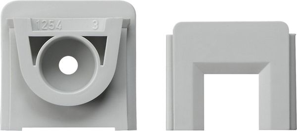 Gira 000830 Adapter Ltg.einf. Kanal 15 x 15 mm WG AP Grau