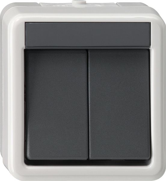 **Gira 010530 Wippschalter 10AX 250V Serienschalter Grau