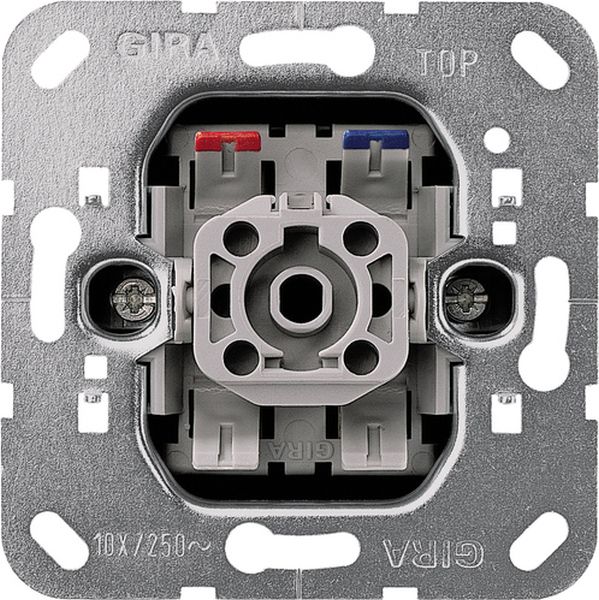 Gira 011600 Einsatz Wipp-Kontrollschalter 10AX 250V mit Glimmlampenelement 230V Universal- Aus-Wechselschalter