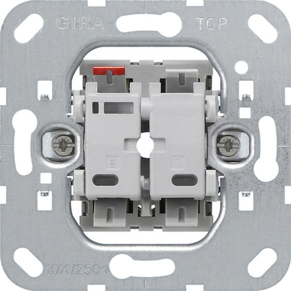 Gira 012500 Einsatz Tastschalter 10AX 250V 2-fach Serienschalter