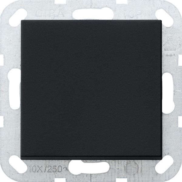 **Gira 0126005 Tastschalter 10AX 250V mit Wippe Universal-Aus-Wechselschalter Schwarz matt