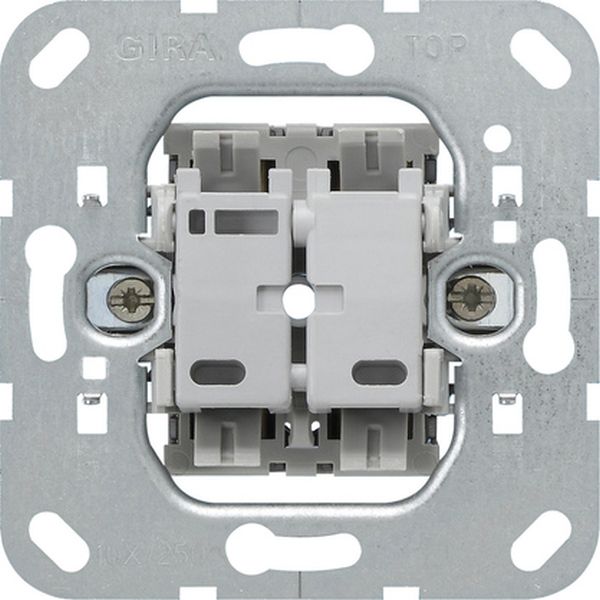 **Gira 012700 Einsatz Tastschalter 10AX 250V Kreuzschalter