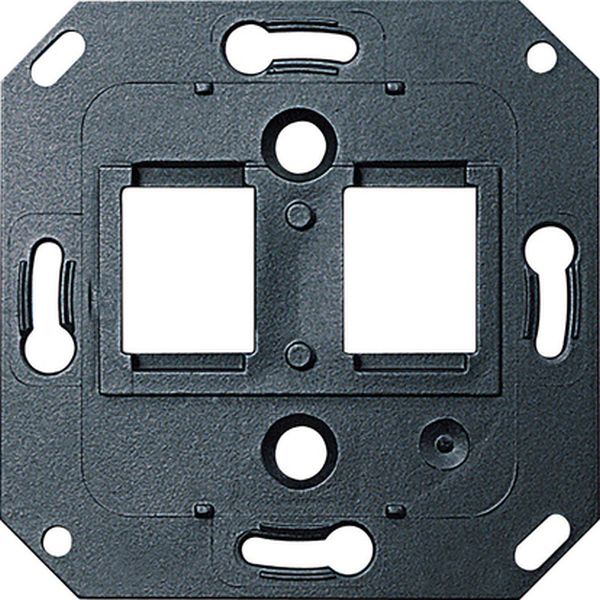 Gira 019600 Tragring Modular Jack 2-fach zur Aufnahme von Modular Jacks Alcatel