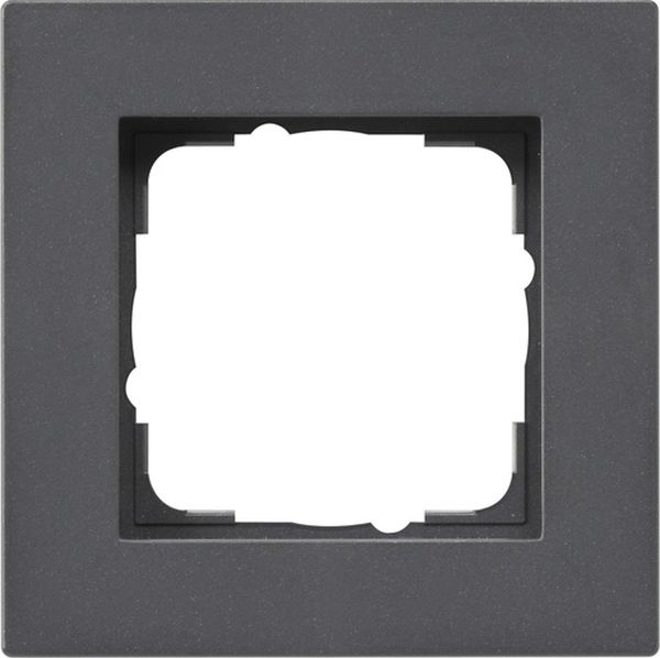Gira 0211235 Abdeckrahmen 1f flach Gira E2 Anthrazit