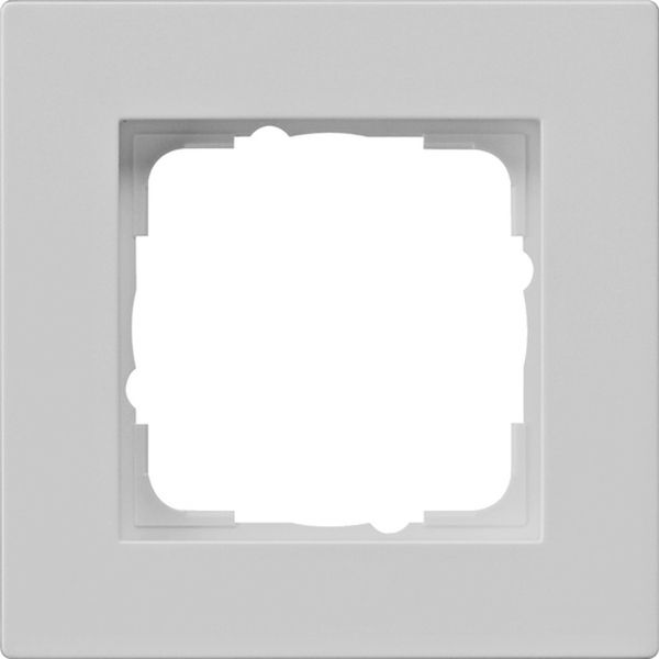 Gira 0211375 Abdeckrahmen 1f flach Gira E2 Grau m