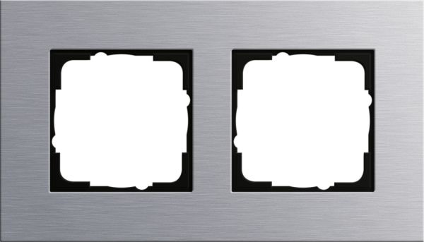 Gira 021217 Abdeckrahmen 2f Gira Esprit Aluminium