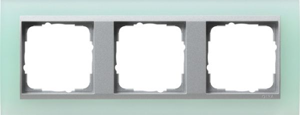 Gira 021351 Abdeckrahmen 3f Zwischenr. F Alu Gira Event Opak Mint