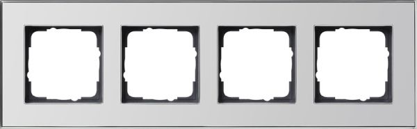 Gira 021410 Abdeckrahmen 4f Gira Esprit Chrom