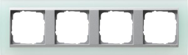 Gira 021451 Abdeckrahmen 4f Zwischenr. F Alu Gira Event Opak Mint