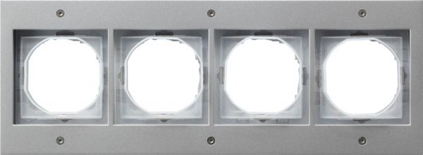 Gira 021465 Abdeckrahmen 4f Gira TX_44 (WG UP) F Alu