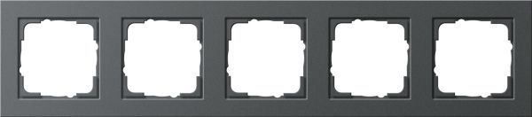 Gira 021523 Abdeckrahmen 5f Gira E2 Anthrazit