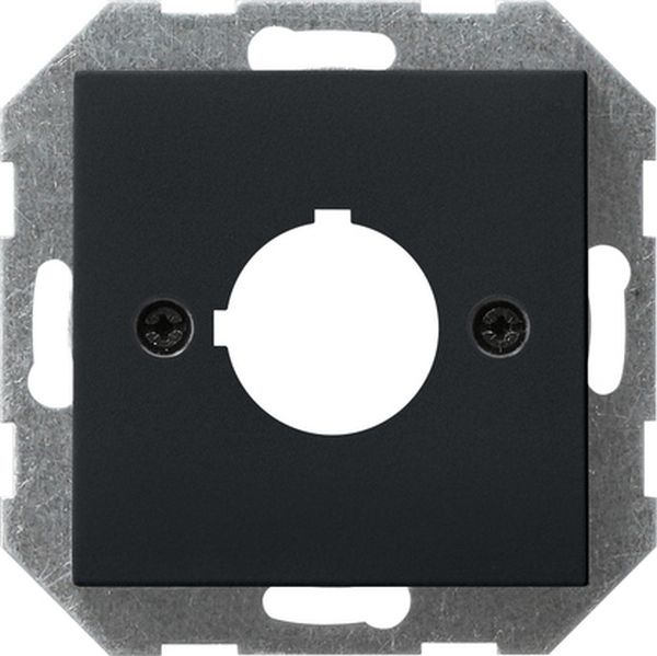 Gira 0272005 Abd. Tragring Geräte Ø 22,5 mm System 55 Schwarz m