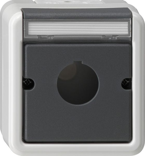 Gira 027230 Gehäuse BSF Taster Ø 22,5 mm WG AP Grau