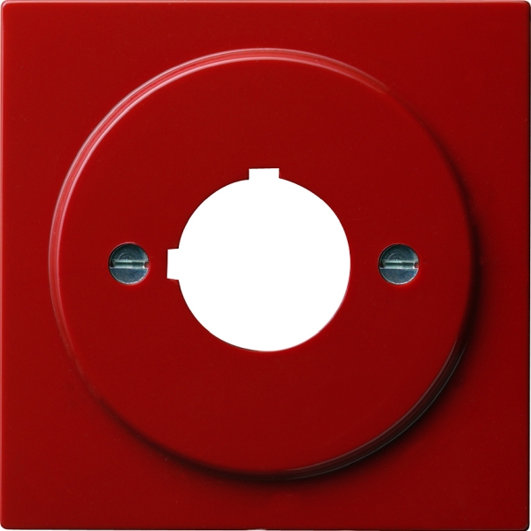 Gira 027243 Abdeckung mit Tragring zur Aufnahme von Befehls- und Meldegeräten ( 22,5mm) Rot