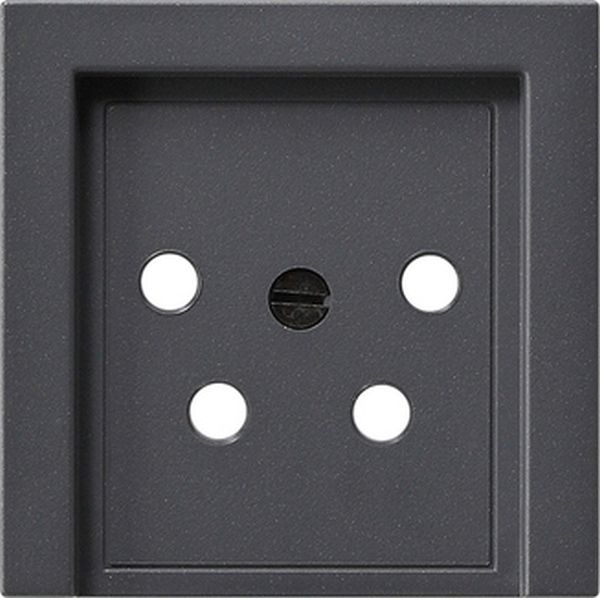 Gira 027928 Abd. KPN-Anschlussdose 4-p System 55 Anthrazit
