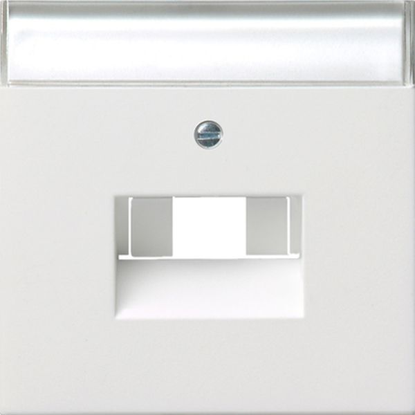 Gira 0284112 Abd. BSF UAE/IAE + Netzwerk Flächenschalter Reinweiß