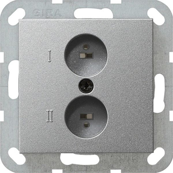 Gira 040226 Stereolautsprecher-Steckd. System 55 F Alu