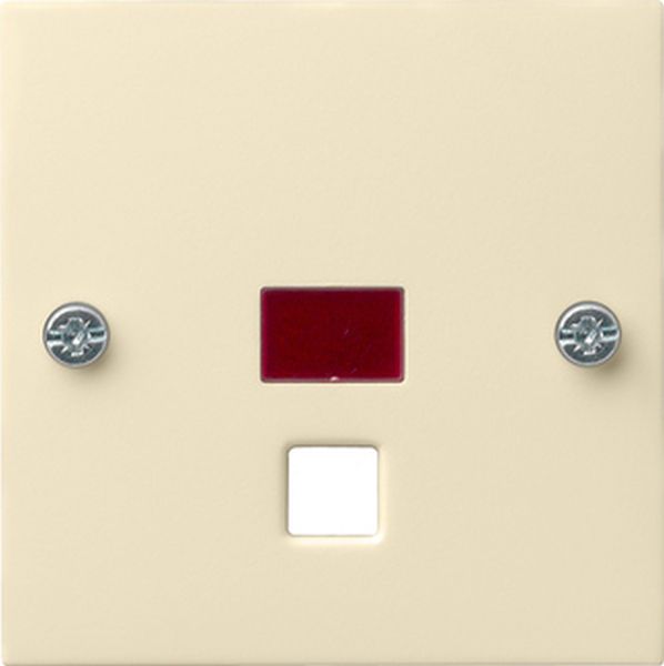 Gira 063801 Abd. Kontrollf. groß Zugschalter/-taster System 55 Cremeweiß