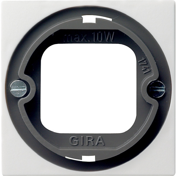 Gira 065903 Abdeckung mit Bajonettverschluss für Lichtsignal Reinweiß glänzend