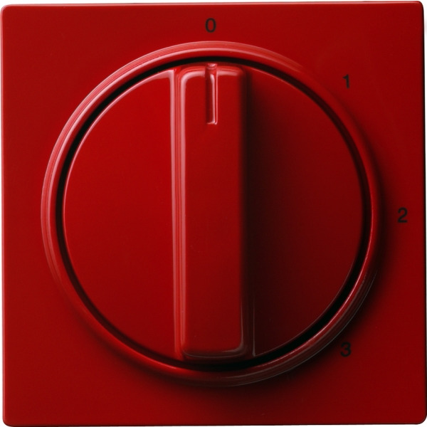 Gira 066943 Abdeckung mit Knebel für 3-Stufenschalter Nullstellung Rot