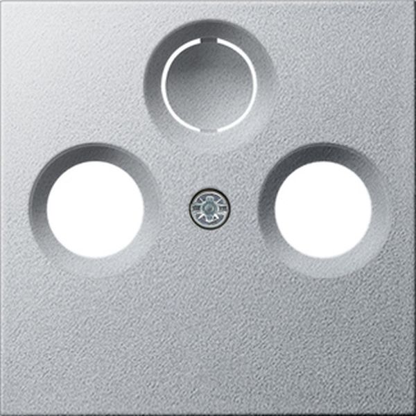 Gira 086926 Abd. Koaxial-Antennensteckd. System 55 F Alu
