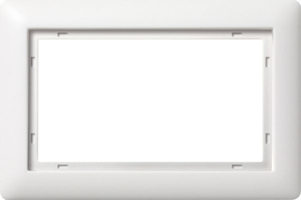 Gira 100104 Abdeckrahmen 1,5f Standard 55 Reinweiß m