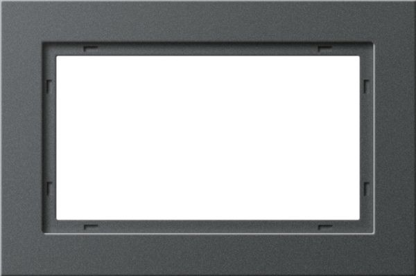 Gira 100123 Abdeckrahmen 1,5f Gira E2 Anthrazit