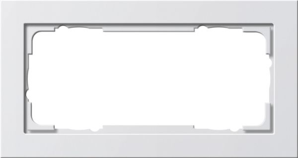 Gira 100222 Abdeckrahmen 2f o.M. Gira E2 Reinweiß m