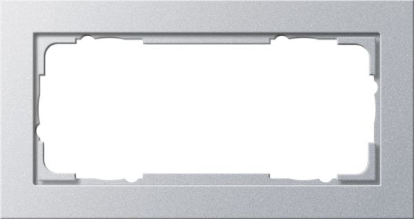 Gira 100225 Abdeckrahmen 2f o.M. Gira E2 F Alu
