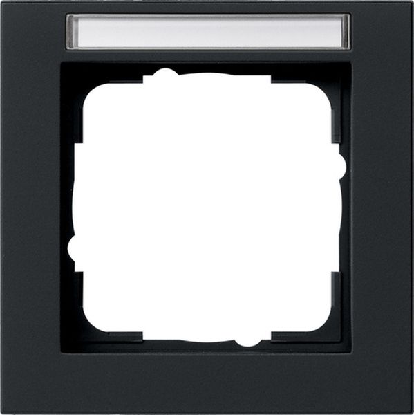 Gira 109109 Abdeckrahmen 1f BSF Gira E2 Schwarz m