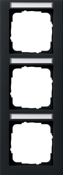Gira 110309 Abdeckrahmen 3f senkr. BSF Gira E2 Schwarz m