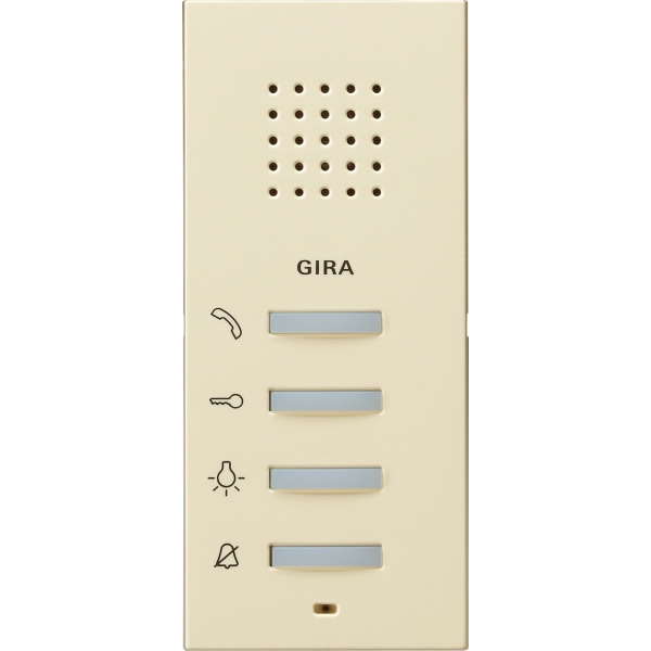 Gira 125001 Wohnungsstation AP System 55 Cremeweiß glänzend