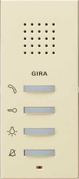 Gira 125001 Wohnungsstation AP System 55 Cremeweiß glänzend