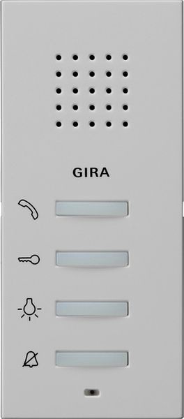 Gira 1250015 Wohnungsstation AP System 55 Grau m