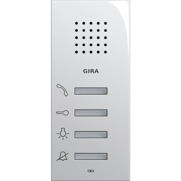 Gira 125003 Wohnungsstation AP System 55 Reinweiß glänzend