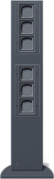 Gira 135128 E-Säule 6x Leereinheit 769 mm Gira Energiesäule Anthrazit