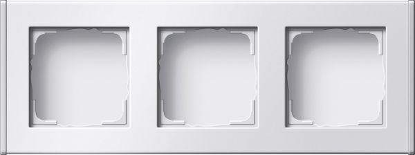 Gira 136327 Profil 3f senkr. + waager. Profil 55 Alum.Reinweiß(lack.)