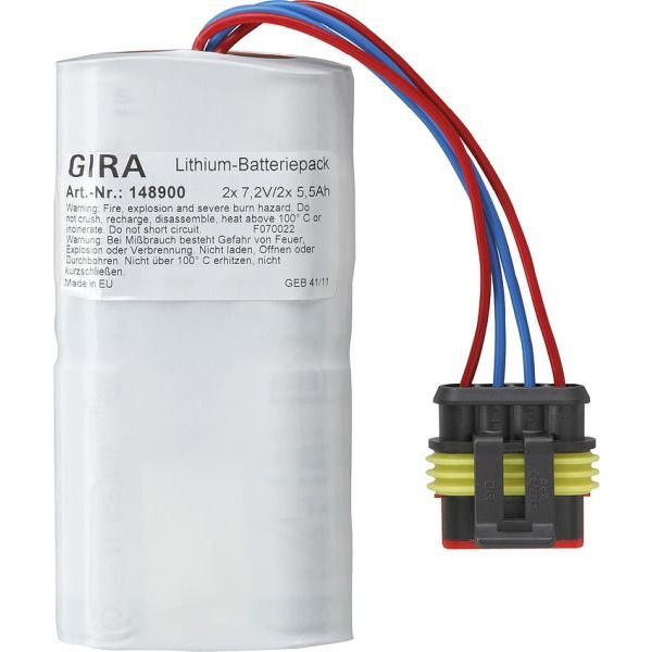 Gira 148900 Akku Batterie Batterie 2x7,2V Li